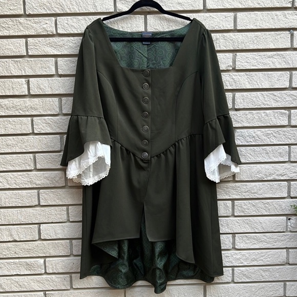 Torrid Outlander Ruffled Peplum Jacket Sz2 - Picture 3 of 6